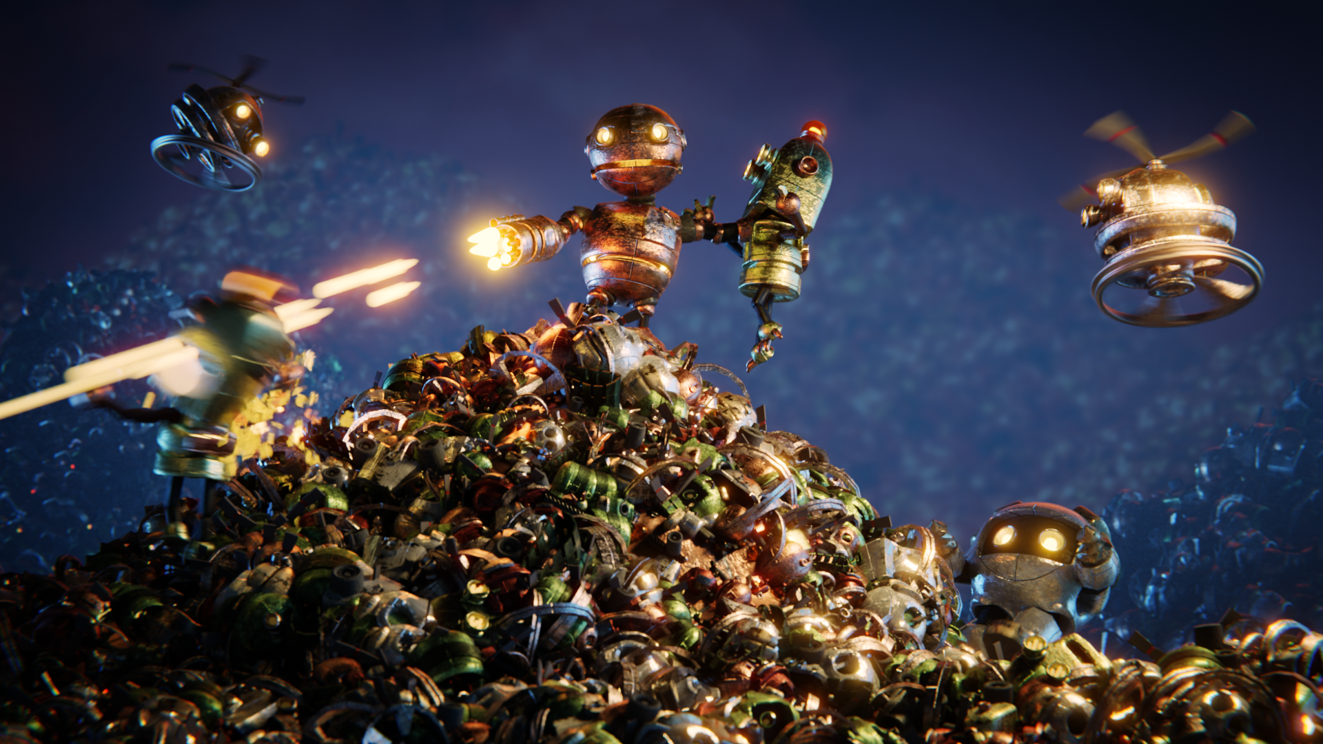 Играть в Robo-Butcher