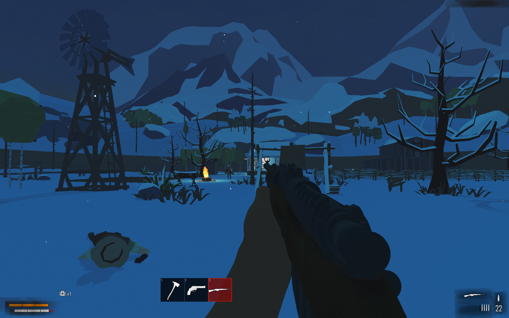 玩 Wounded Winter FPS