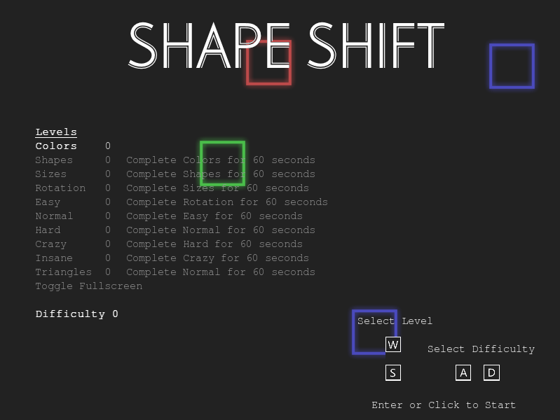 Gioca a Shape Shift