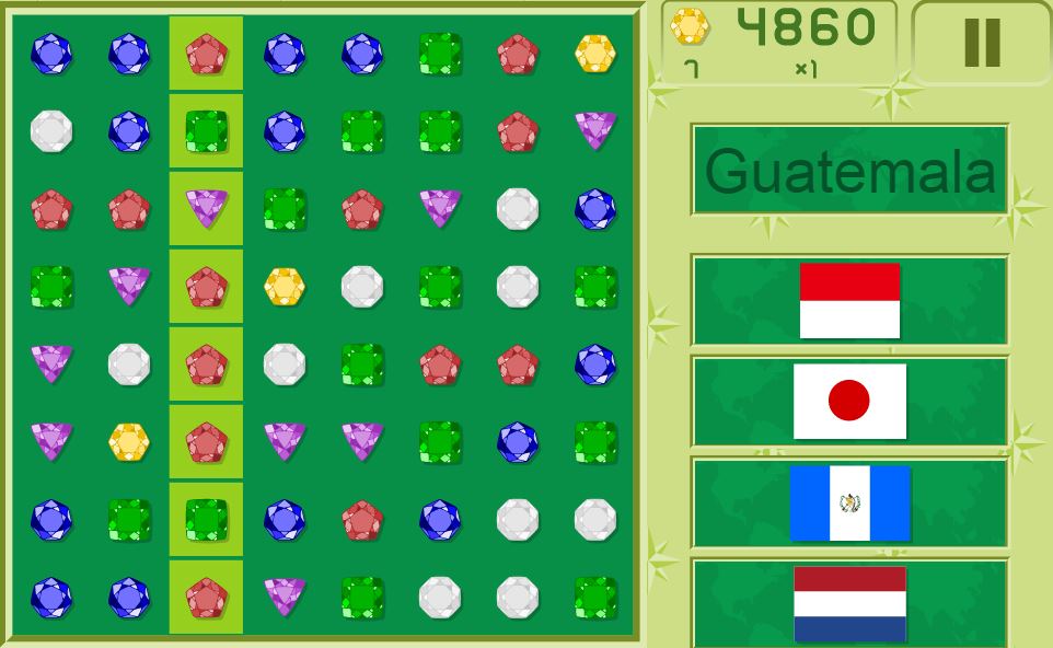 Hraj Match 3 Quiz Flags