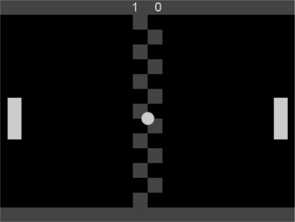 Pongをプレイする