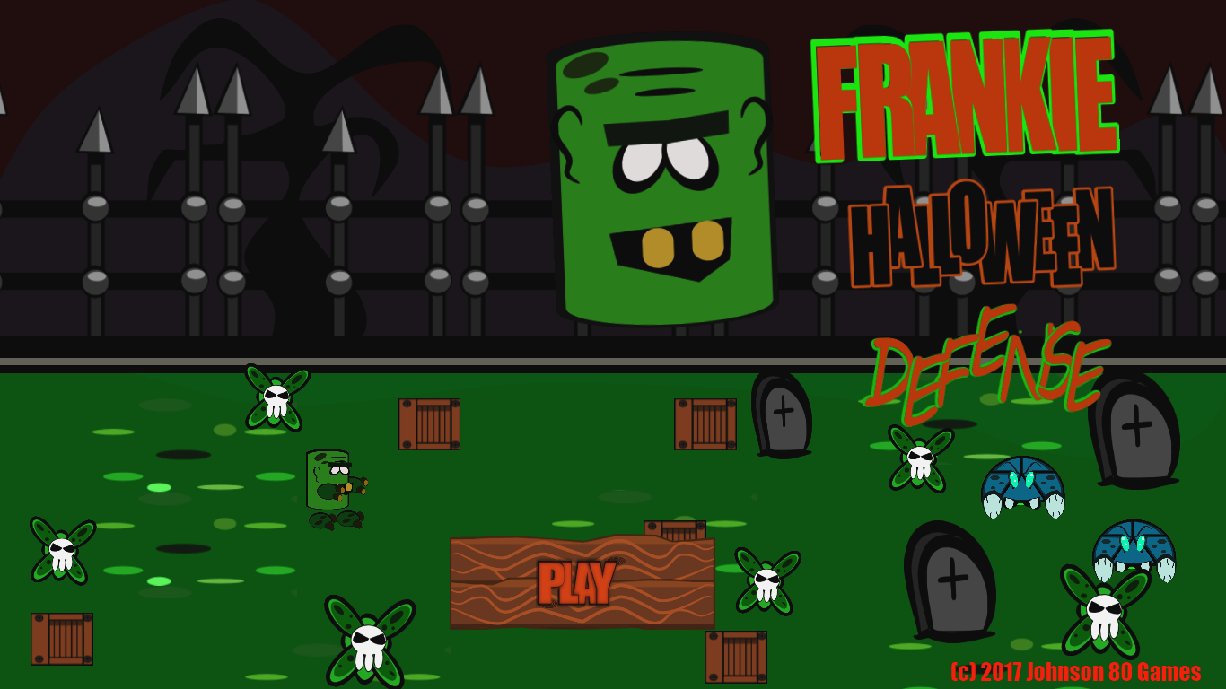 بازی کن Frankie Halloween Defense