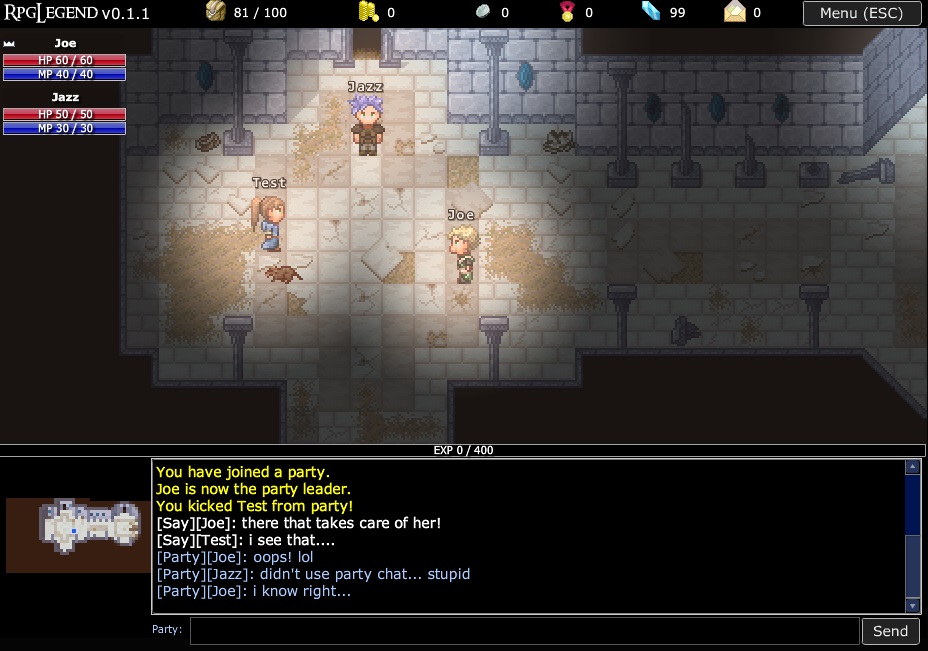 RpgLegendをプレイする