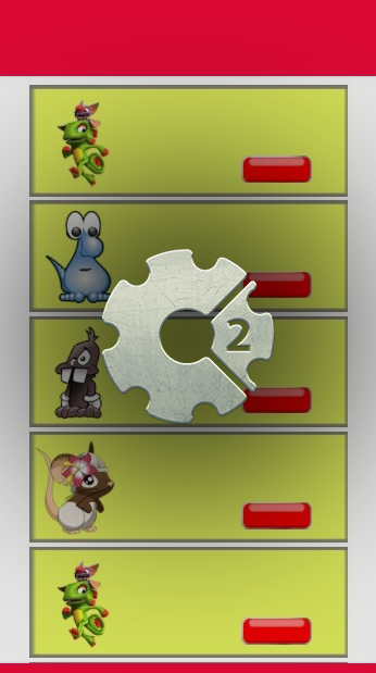 Παίξε To make a scrolling menu