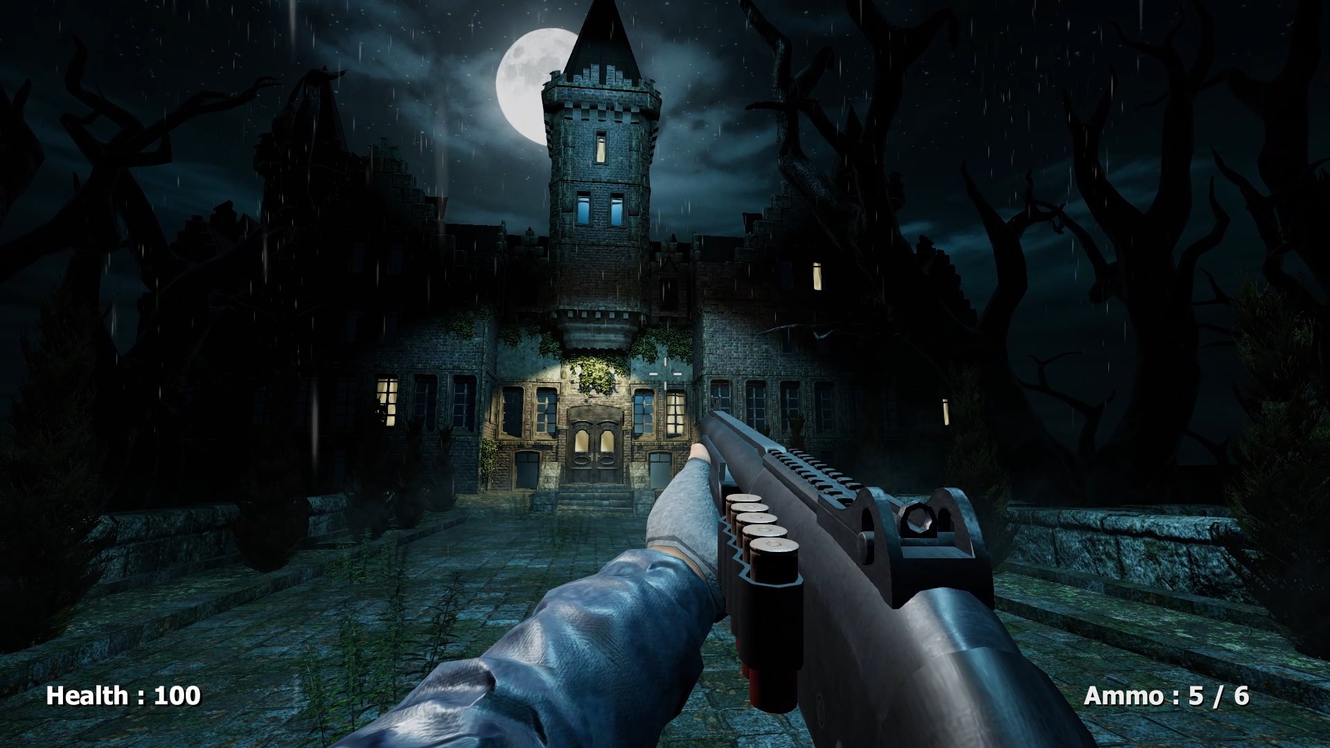 Speel malevolent mansion: web