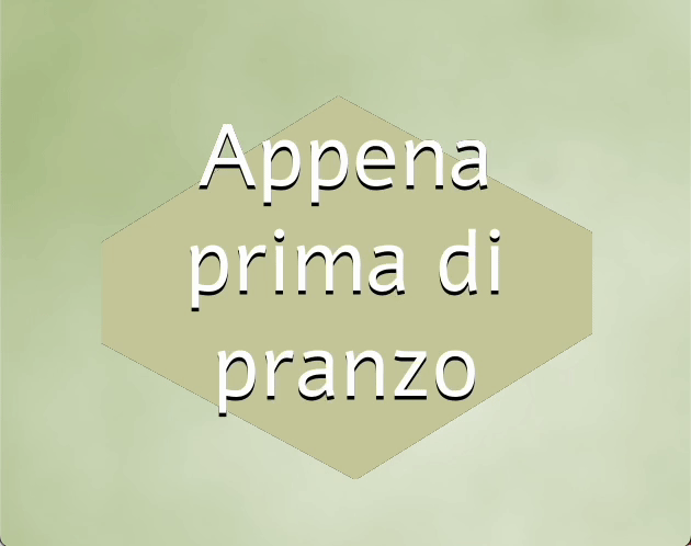 Spela Appena prima di pranzo