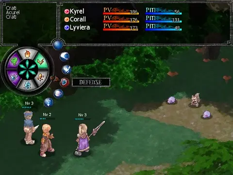 Reincarnations - หน้าจอ