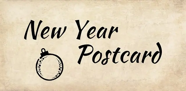 Gioca a New Year Postcard
