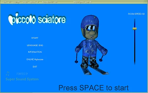 Играть в LITTLE SKIER