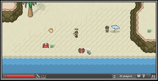 Browser Quest - الشاشات