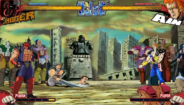 Hokuto no Ken Mikehaggar - الشاشات