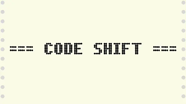 Code Shift - Zrzuty ekranu