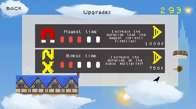 Brella's Run - الشاشات