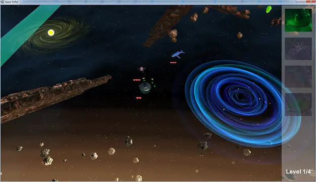 Space Shifter - الشاشات