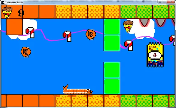 Swedish Stretchy Fish - الشاشات