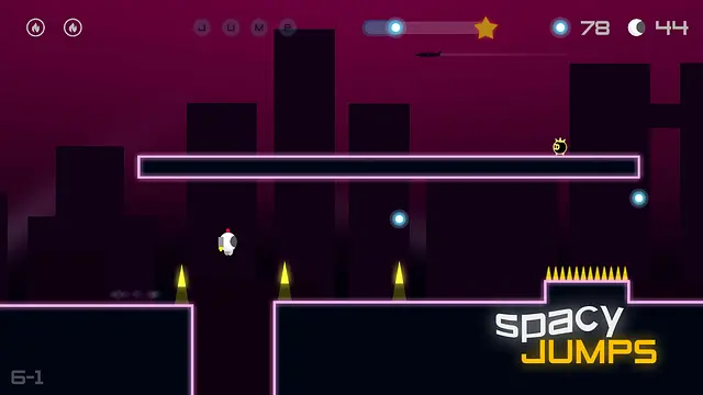 Spacy Jumps - الشاشات