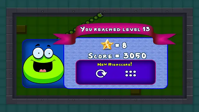 Snaky Worm - หน้าจอ