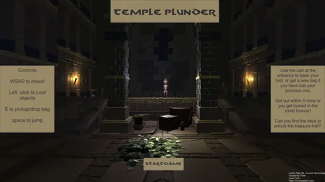 玩 Temple Plunder