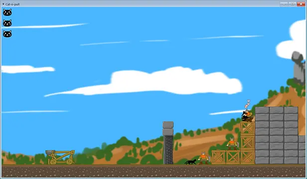 Cat-O-Pult - หน้าจอ