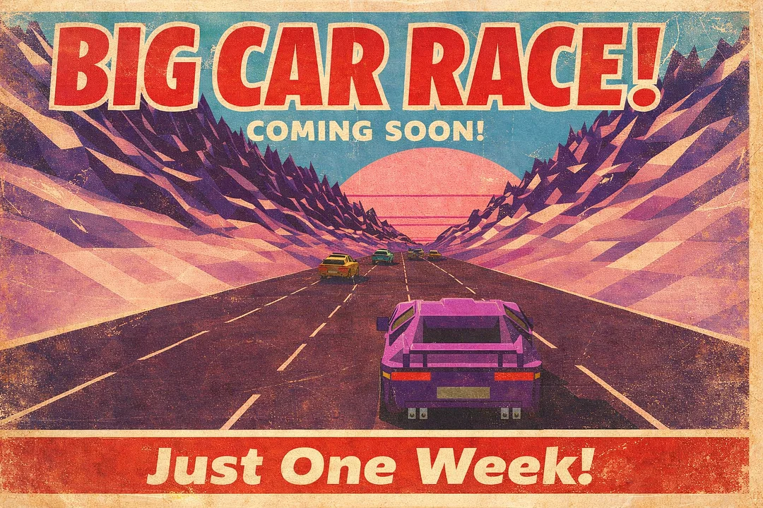 Just One Week - The Race! | Imagen de portada