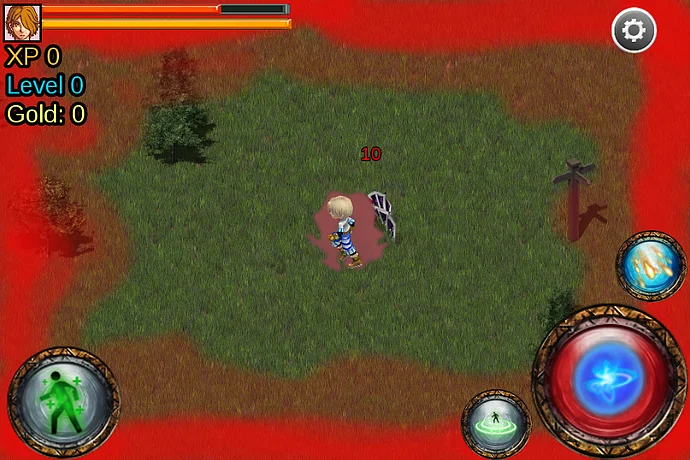 Speel ARPG - bloody screen mod