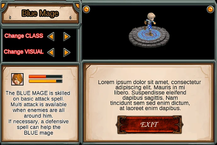 Pelaa ARPG-"class selector" mod