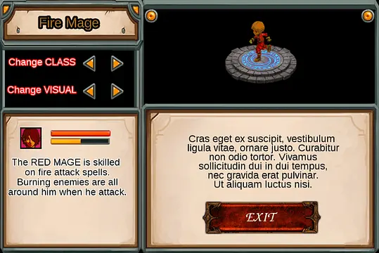 ARPG-"class selector" mod - 作品