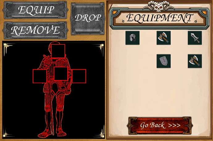 Laruin ang ARPG-"equipment" module