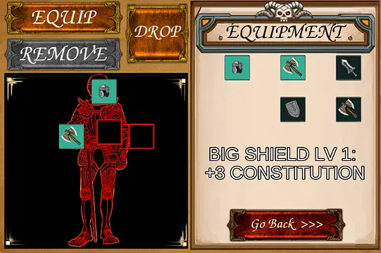 ARPG-"equipment" module - Imagens