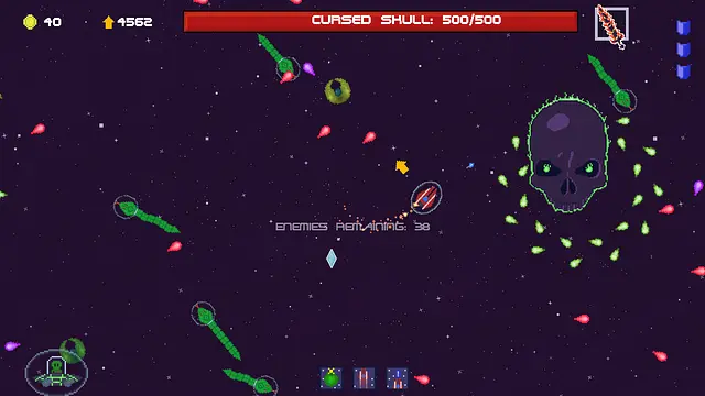 Aliens&Asteroids - Skärmdumpar