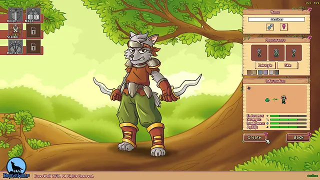 DarkStory Online - หน้าจอ