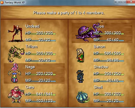 Fantasy World XP - Imej