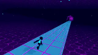 Cyan Runner - Gambar