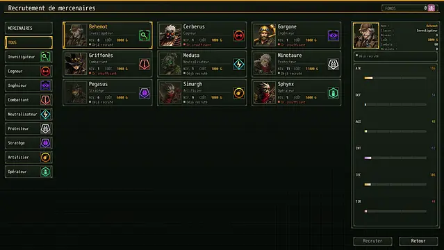AoS Force - Tactical Manager - Screenshots