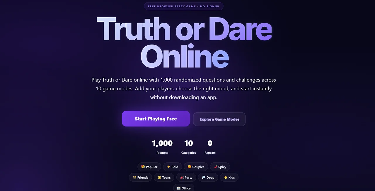 Play Truth or Dare Zone