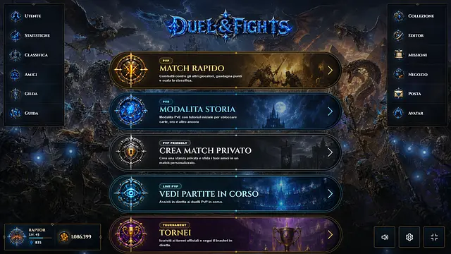 Spela Duel and fights