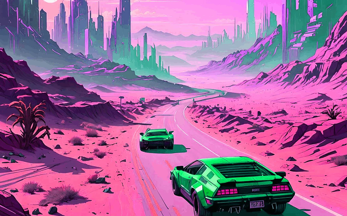 Outrun 3D Thrillride | Εικόνα εξώφυλλου