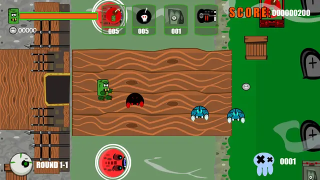 Frankie Halloween Defense - หน้าจอ