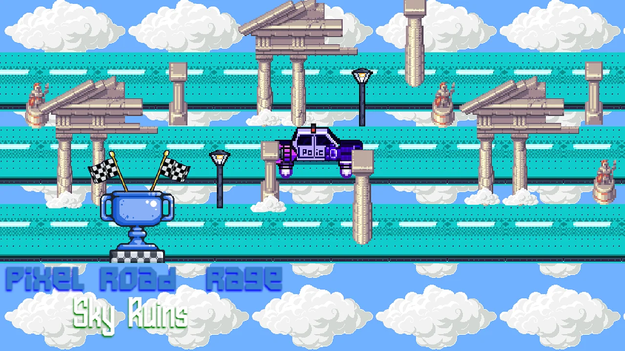 Mainkan Pixel Road Rage