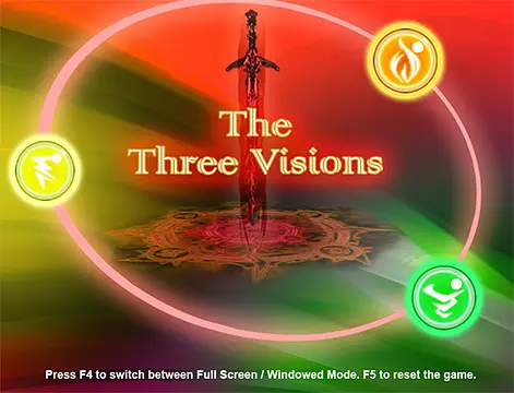 The Three Visions - หน้าจอ