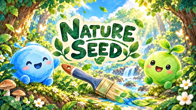 Играть в Nature Seed - Drawing & Puzzle