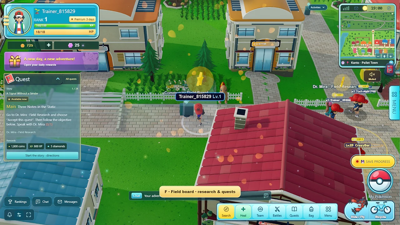 Играть в Pokemon World