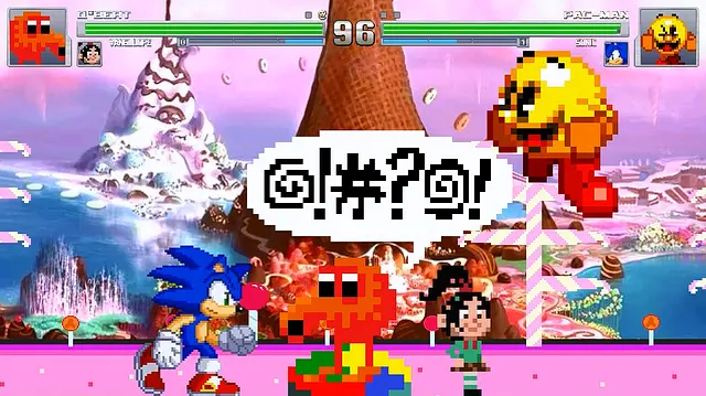 Ofimugen Smash Bros. - الشاشات