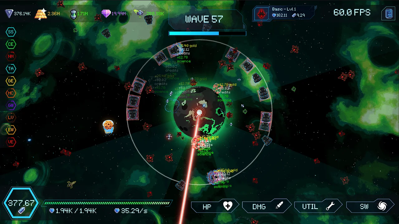 Hraj Orbital Defense Idle
