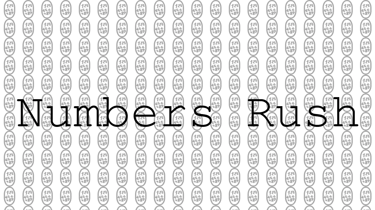Играть в Numbers Rush