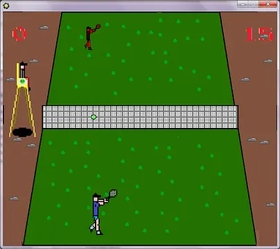 Retro Tennis - หน้าจอ
