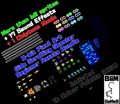 8bit Shooter Asset Bundle - Obrázky