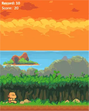 Prehistoric Run - หน้าจอ