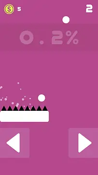 Don't Drop The White Ball - หน้าจอ