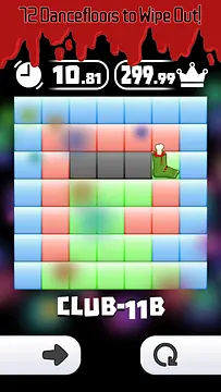 Zombie on the Dancefloor - หน้าจอ